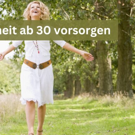 Gesundheit ab 30 vorsorgen